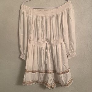 Superdry Viscose Embroidered Romper Size 8